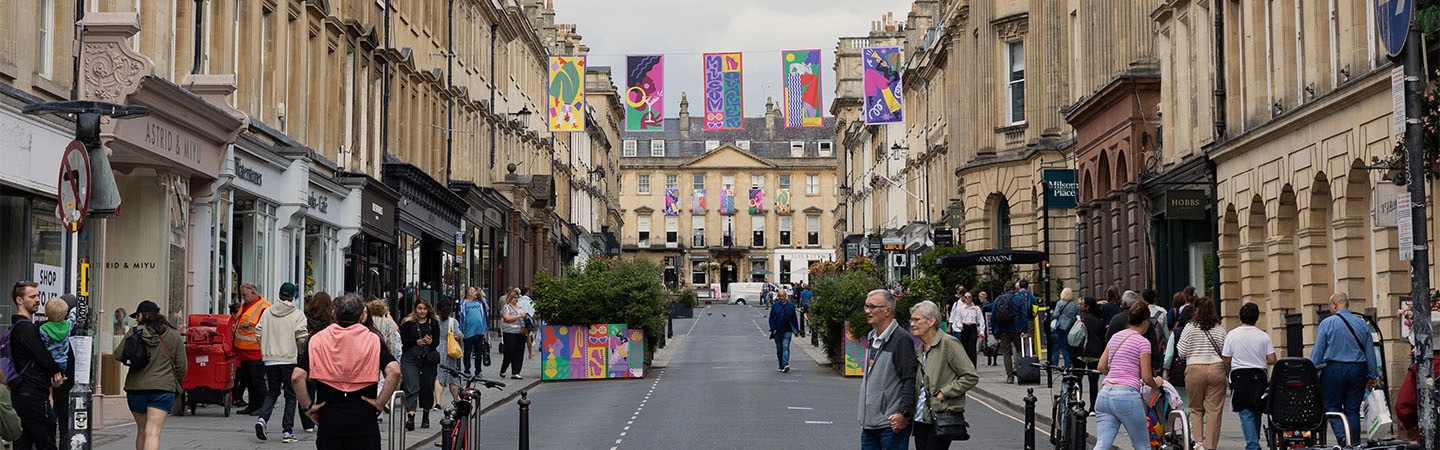 Milsom Street in Bath